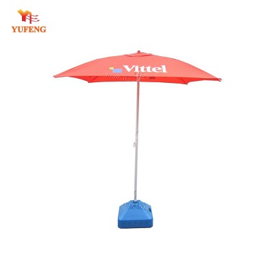 150*150cm square Vittel promotional  beach umbrella